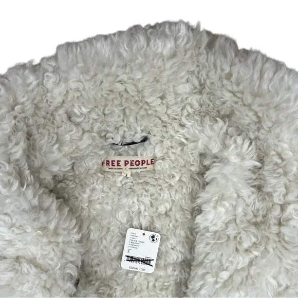 Kiki Sherpa Jacket in Black Combo | Size Small | NWT - Picture 9 of 13